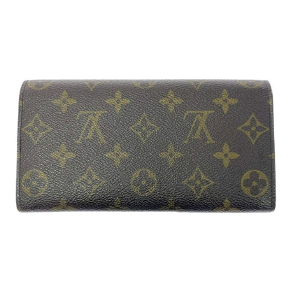 Louis Vuitton M61725 Monogram PVC Porte Monet Cles Di Long Wallet Brown 499211