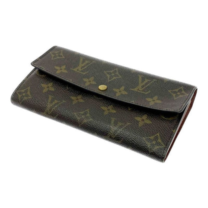 Louis Vuitton M61725 Monogram PVC Porte Monet Cles Di Long Wallet Brown 499211