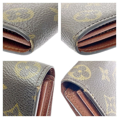 Louis Vuitton M61725 Monogram PVC Porte Monet Cles Di Long Wallet Brown 499211