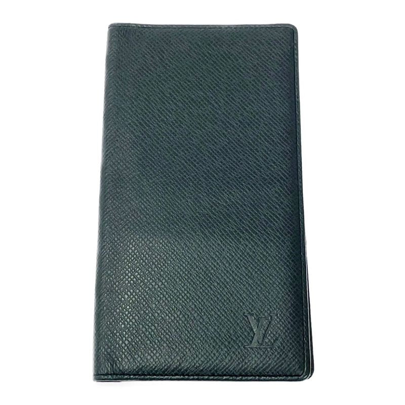 Louis Vuitton M30392 Taiga Porte Barrule Carte Cles Di Black 504771 Long Wallet