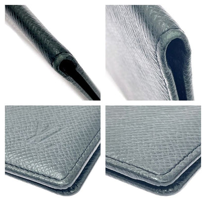 Louis Vuitton M30392 Taiga Porte Barrule Carte Cles Di Black 504771 Long Wallet