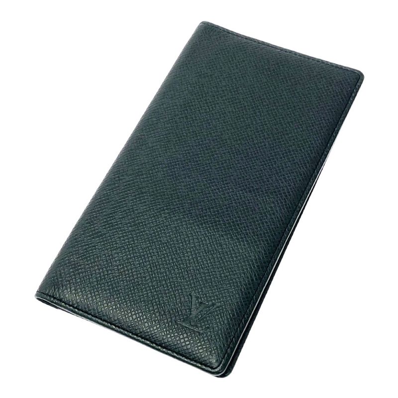 Louis Vuitton M30392 Taiga Porte Barrule Carte Cles Di Black 504771 Long Wallet
