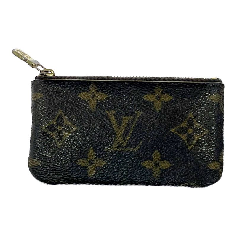Louis Vuitton M62650 Monogram PVC Pochette Cles Coin Case Brown 504744 Coin Case