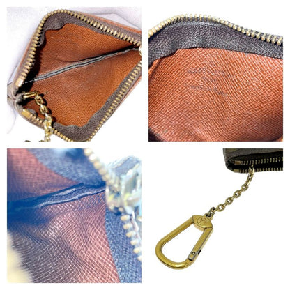 Louis Vuitton M62650 Monogram PVC Pochette Cles Coin Case Brown 504744 Coin Case