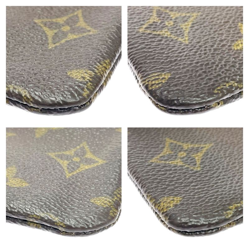 Louis Vuitton M62650 Monogram PVC Pochette Cles Coin Case Brown 504744 Coin Case