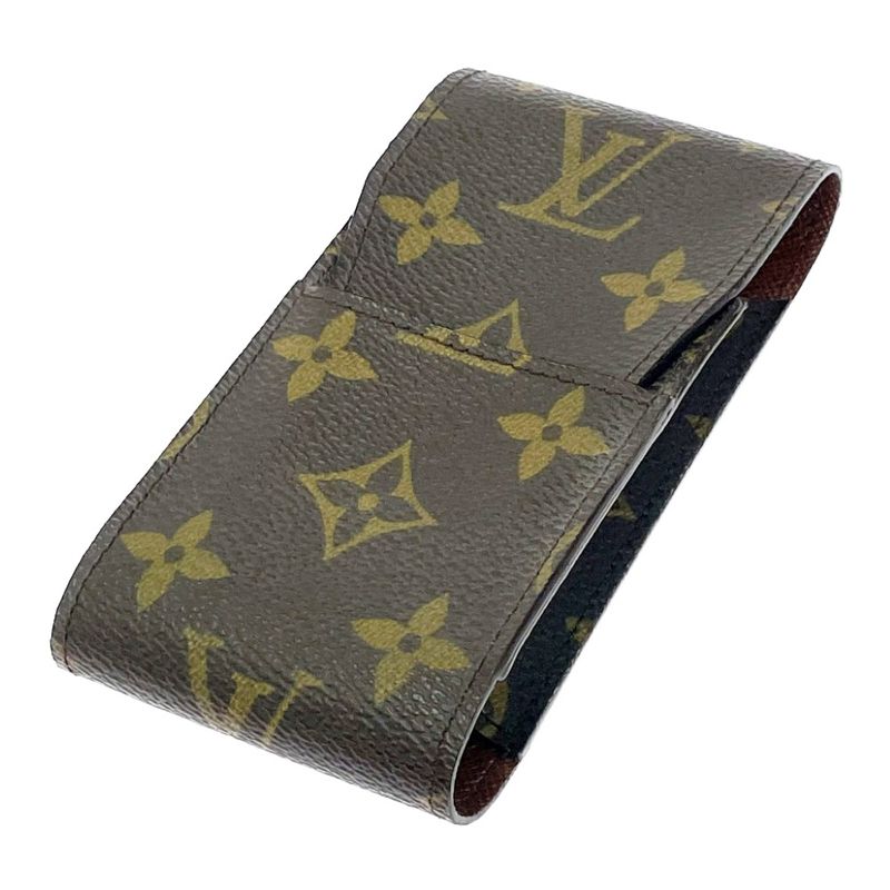 Louis Vuitton M63024 Monogram PVC Etuis Cigarette Case Brown 495842