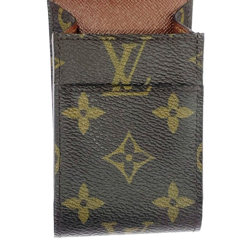 Louis Vuitton M63024 Monogram PVC Etuis Cigarette Case Brown 495842