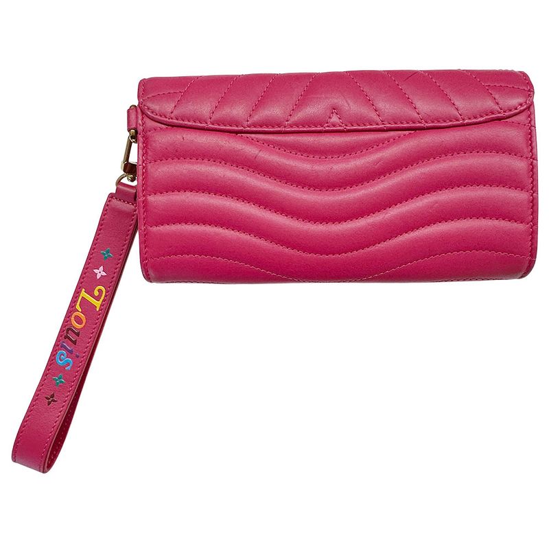 Louis Vuitton Wallets Ladies Brand Long Wallet Leather New Wave Long Wallet