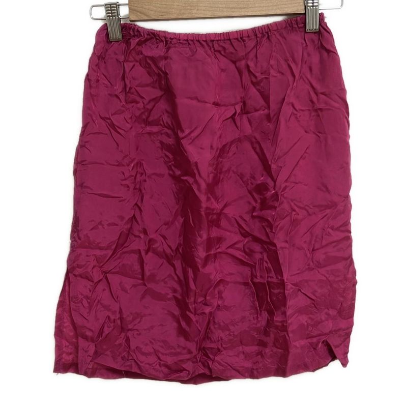 Yves Saint Laurent Dress Size M Women Pink Crew Neck Long Sleeves Knit Knee