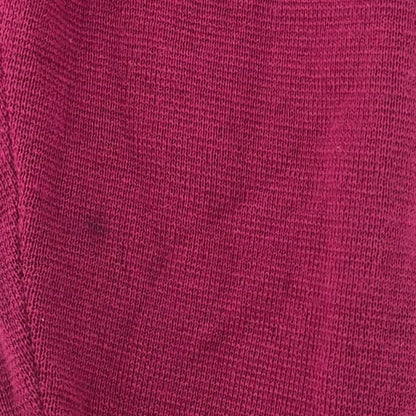 Yves Saint Laurent Dress Size M Women Pink Crew Neck Long Sleeves Knit Knee