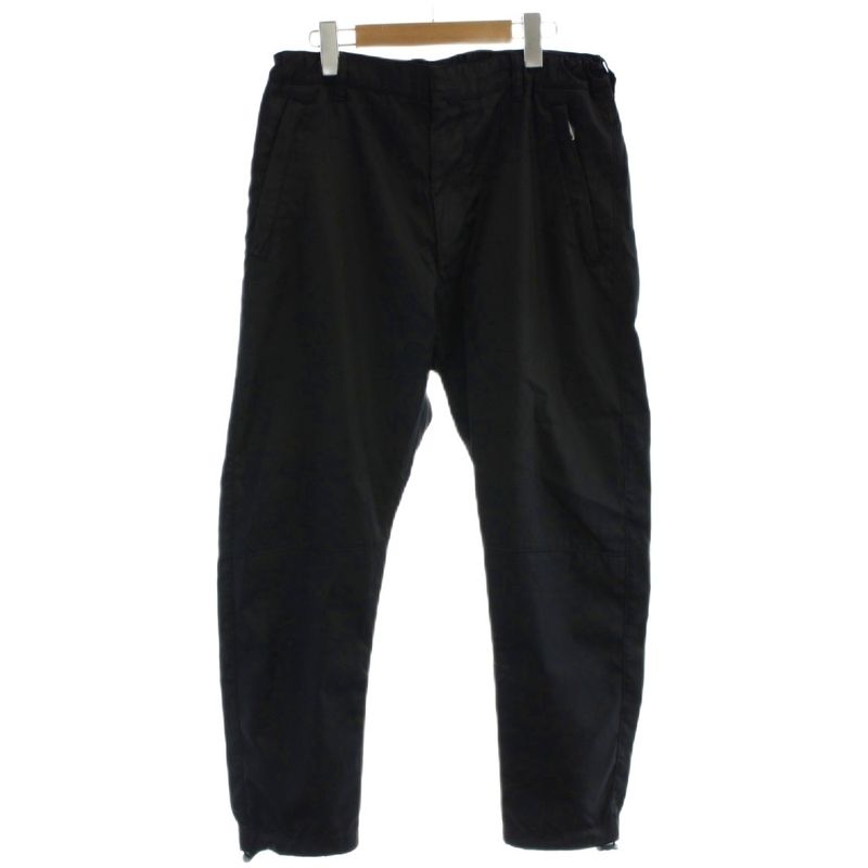 Prada Re-Nylon Trouser Pants Triangle Plate Draw Cord Bottoms 48 Black Sph66s2021