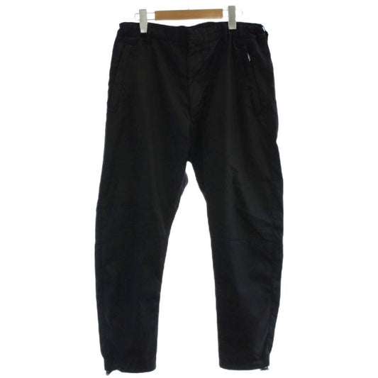 Prada Re-Nylon Trouser Pants Triangle Plate Draw Cord Bottoms 48 Black Sph66s2021