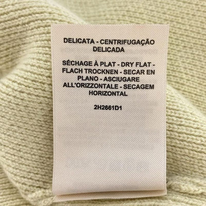 Hermes Long Sleeve Sweater Size 34 S Women 2h2661d1 Yellow Green High Neck