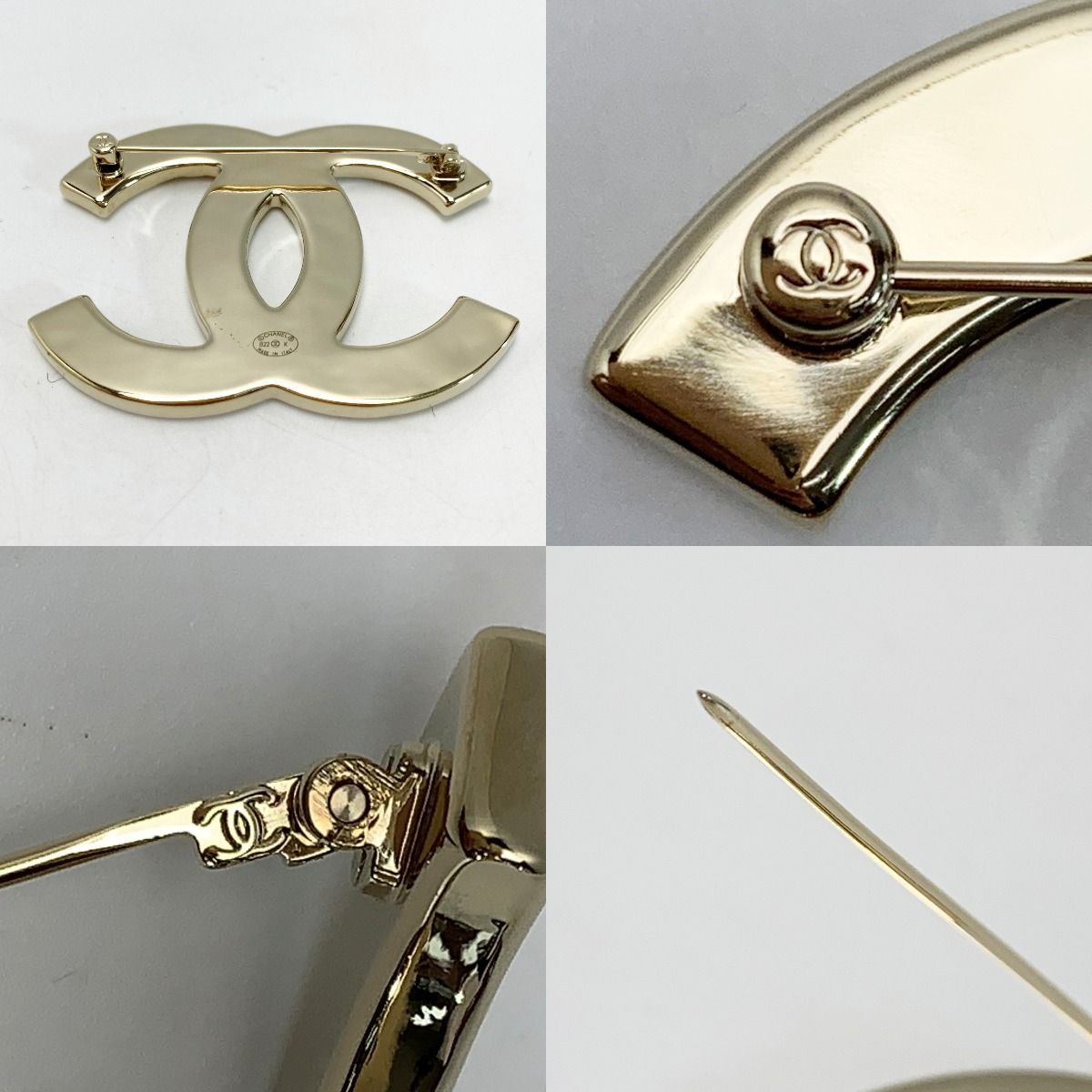 Chanel Cocomark Pink X Black Brooch Accessories