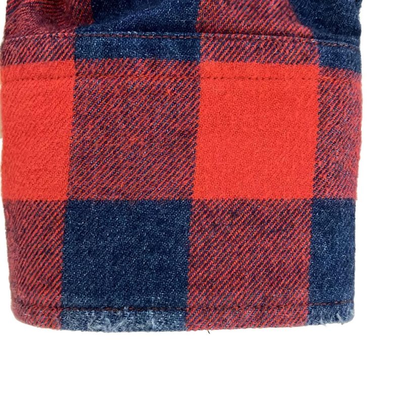 Balenciaga Long Sleeve Shirt Blouse Size 34 S Women 560934tbm23 Red and Navy