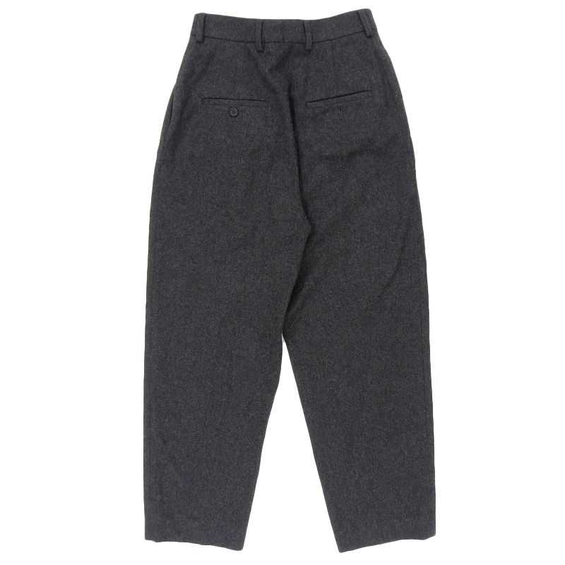 Celine 2p240921c 100% Wool Two Pleats New Wave Long Pants Slacks Grey 36 Made