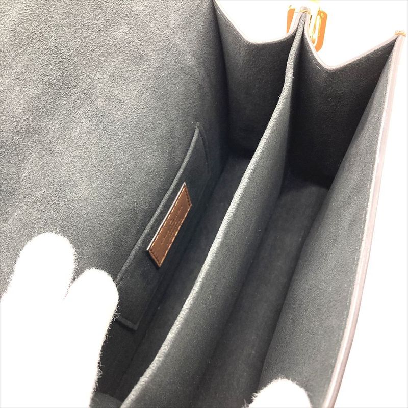 Louis Vuitton Dauphine Mini Shoulder Bag Monogram Canvas M44580 Brown Gold