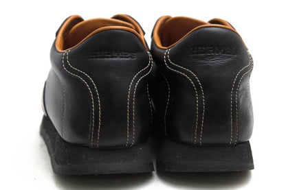 Hermes Shoes Sneakers Shoes Low Cut Ladies Women Leather Genuine Black Quick