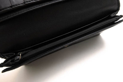 Gucci Long Wallet Ladies Women Leather Genuine Black 245775 GG Horsebit