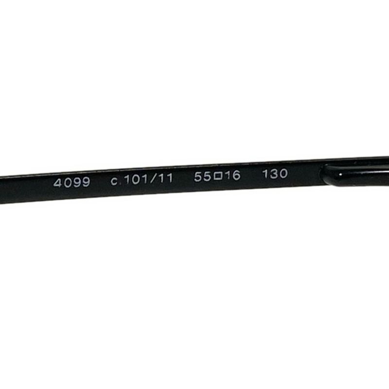 Chanel Sunglass Es 4099 Black and Dark Gray Coco Mark