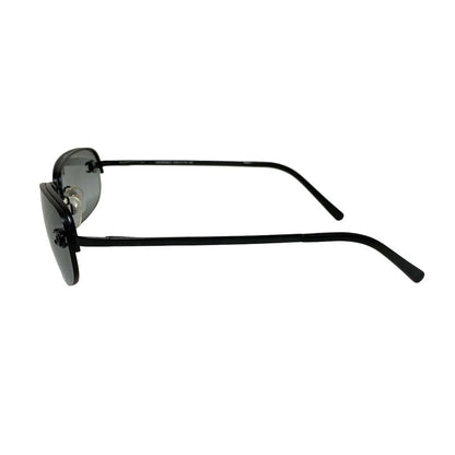 Chanel Sunglass Es 4099 Black and Dark Gray Coco Mark