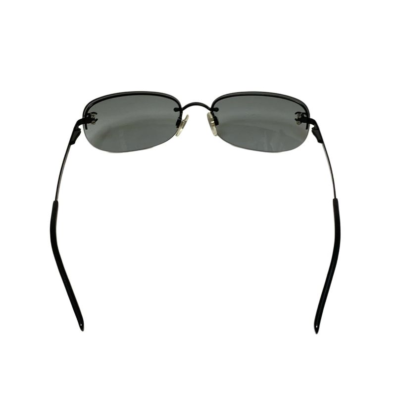 Chanel Sunglass Es 4099 Black and Dark Gray Coco Mark