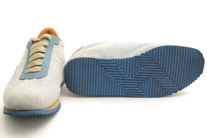 Hermes Shoes Sneakers Shoes Low Cut Ladies Women Cotton Canvas Leather Light