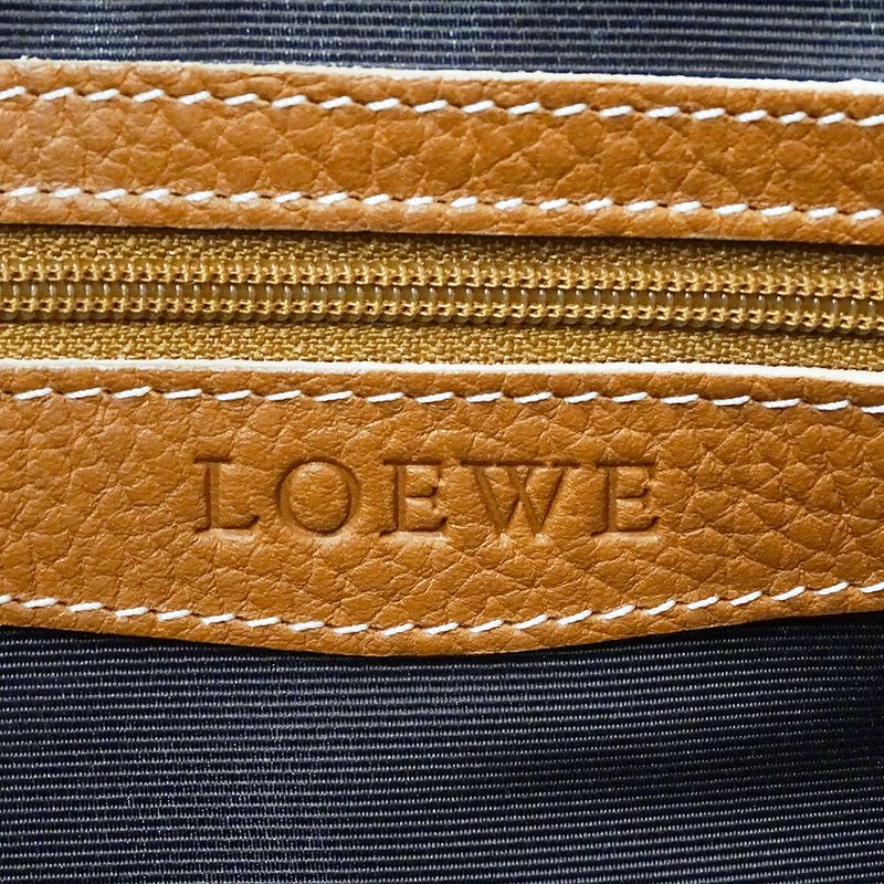 Loewe Bag Women's Brand Tote Bag Senda Leather Camel Handbag Stylish Commute