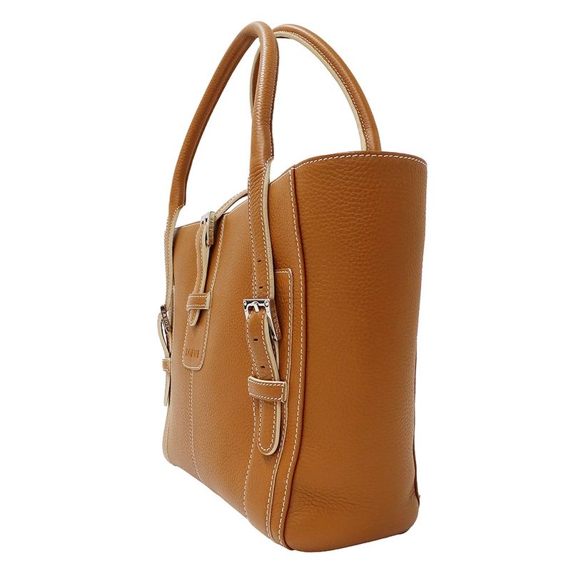 Loewe Bag Women's Brand Tote Bag Senda Leather Camel Handbag Stylish Commute