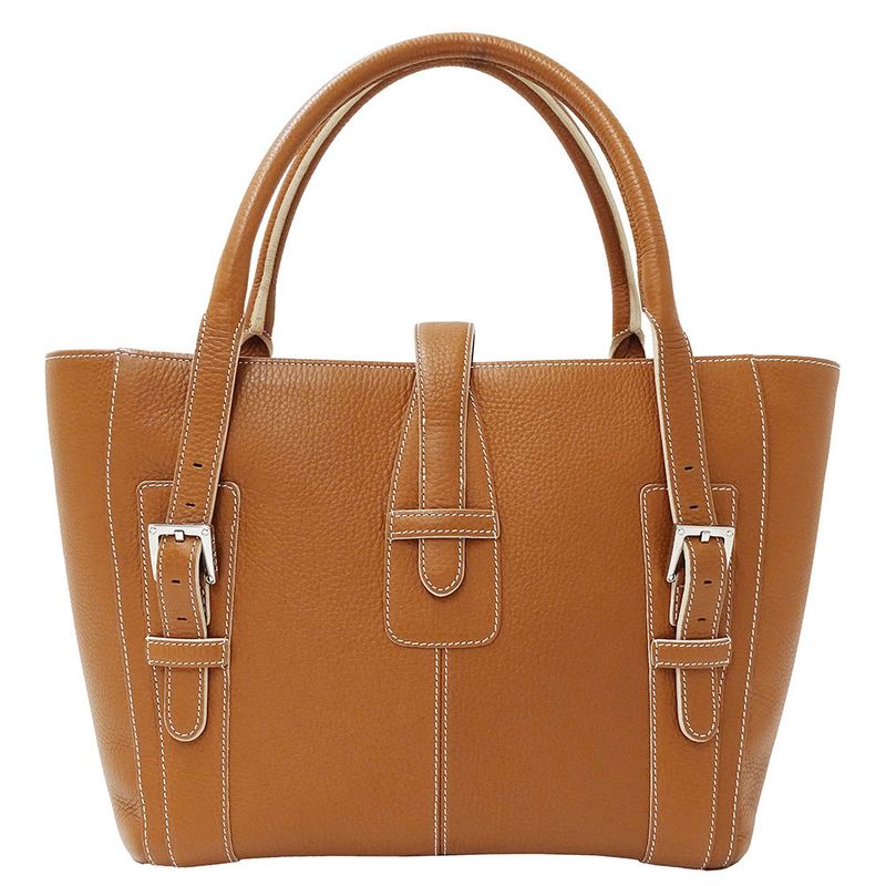 Loewe Bag Women's Brand Tote Bag Senda Leather Camel Handbag Stylish Commute
