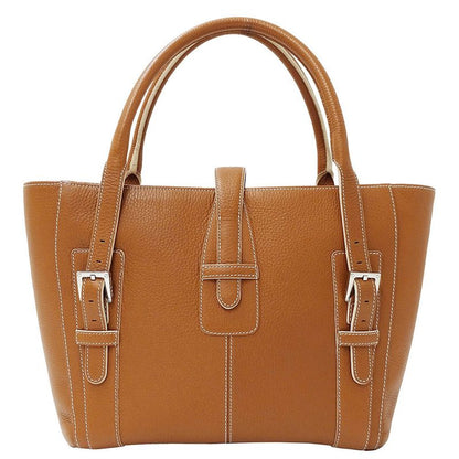 Loewe Bag Women's Brand Tote Bag Senda Leather Camel Handbag Stylish Commute