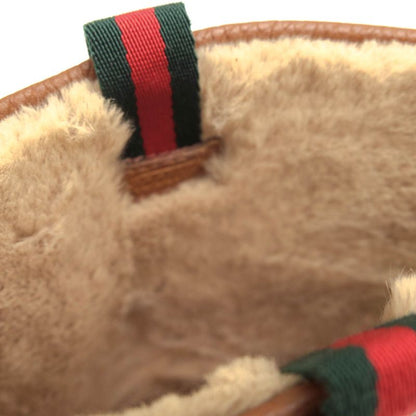 Gucci Long Boots Shoes Women Leather Genuine Brown Saint Moritz Knee High Boots