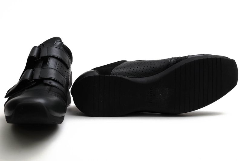 Gucci Shoes Sneakers Shoes Low Cut Ladies Women Women's Nylon Leather Genuine