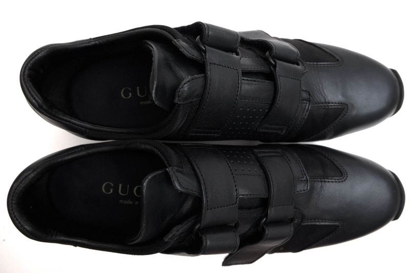 Gucci Shoes Sneakers Shoes Low Cut Ladies Women Women's Nylon Leather Genuine