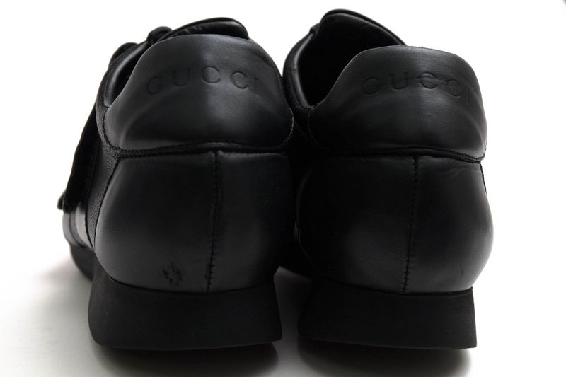 Gucci Shoes Sneakers Shoes Low Cut Ladies Women Women's Nylon Leather Genuine