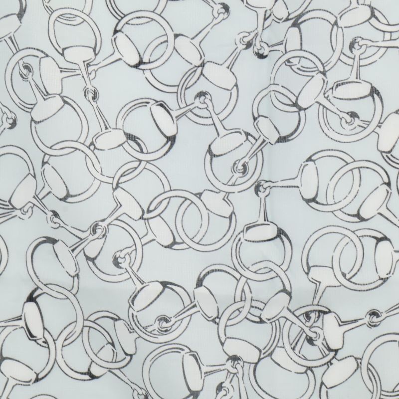 Gucci Silk Cotton with Horsebit Pattern