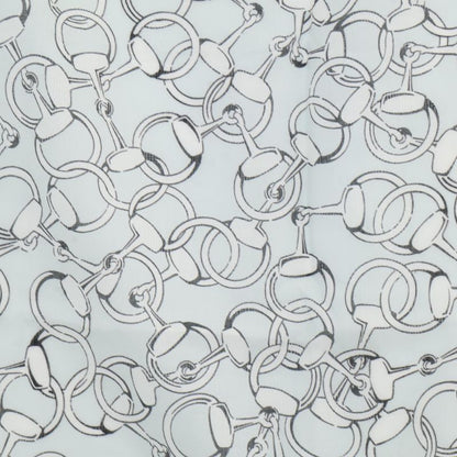 Gucci Silk Cotton with Horsebit Pattern