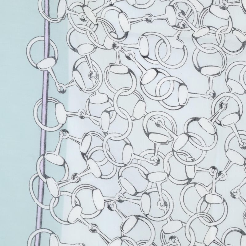 Gucci Silk Cotton with Horsebit Pattern