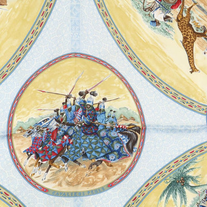 Hermes Cavaliers Peuls Poole's Horsemen Silk Carré 90