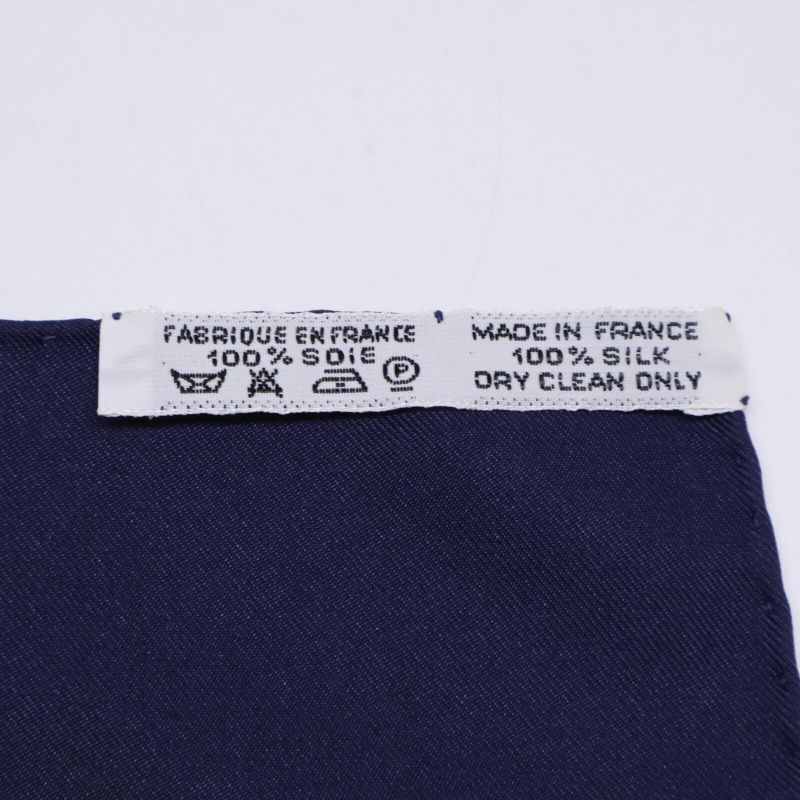 Hermes Cavaliers Peuls Poole's Horsemen Silk Carré 90