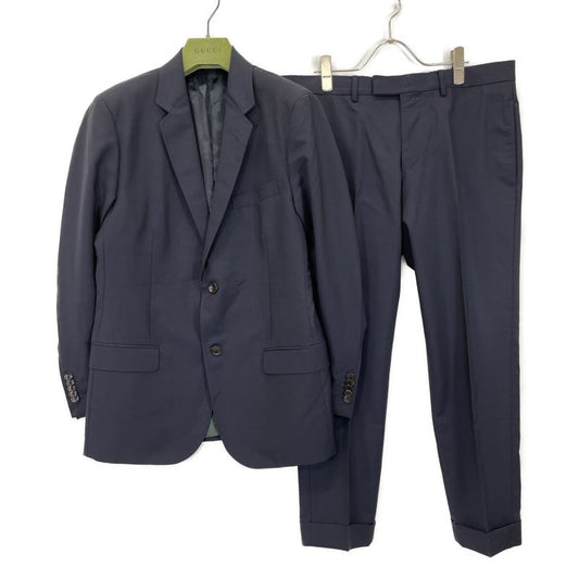 Gucci 406135 Z596d Navy Wool and Mohair Suit Set-Up 50