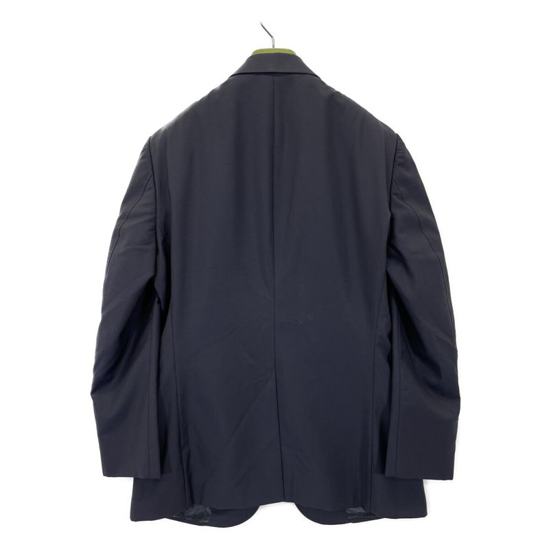 Gucci 406135 Z596d Navy Wool and Mohair Suit Set-Up 50