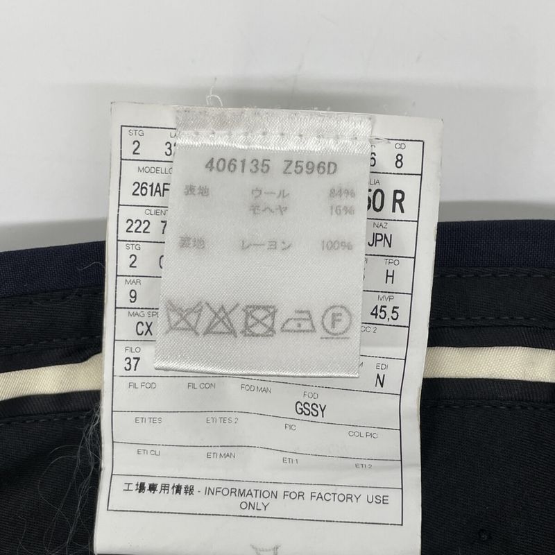 Gucci 406135 Z596d Navy Wool and Mohair Suit Set-Up 50