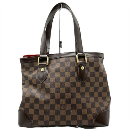 Louis Vuitton Hampstead PM Handbag Damier Ebène N51205 Brown Gold Hardware