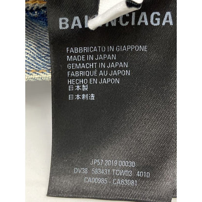Balenciaga Blue 583431 Denim Jacket 40