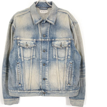 Balenciaga Blue 583431 Denim Jacket 40