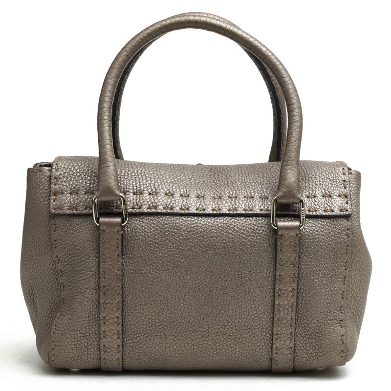 Fendi Bags Handbags Bags Tote Women Leather Genuine Silver Selleria Mini Linda