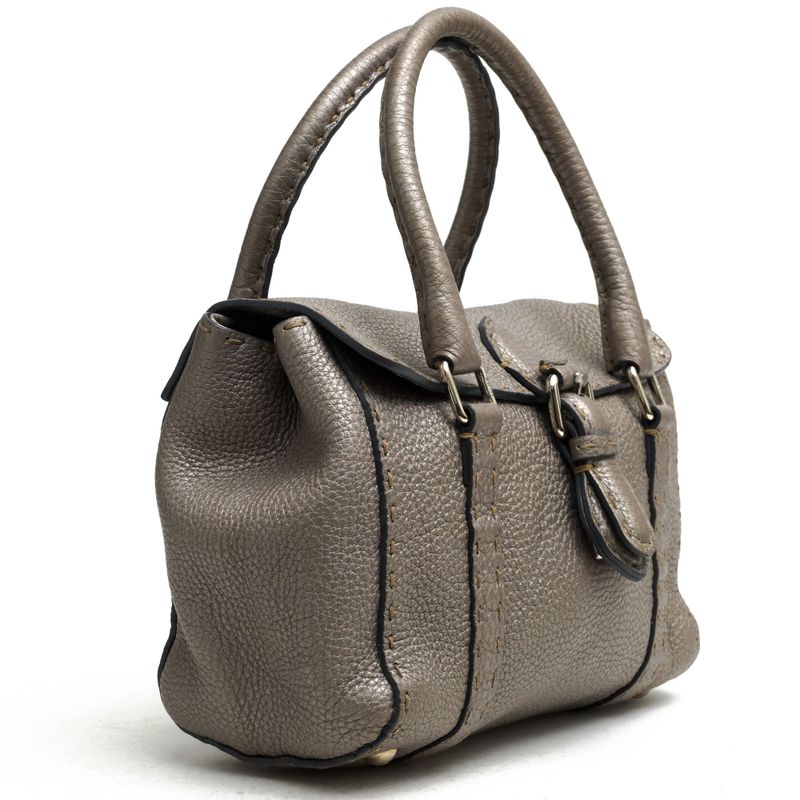 Fendi Bags Handbags Bags Tote Women Leather Genuine Silver Selleria Mini Linda