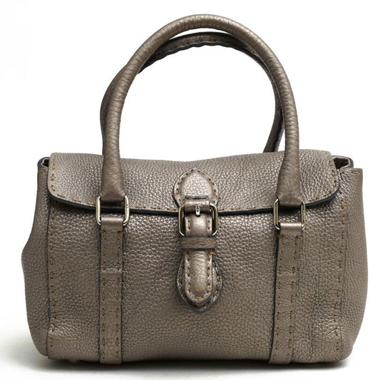 Fendi Bags Handbags Bags Tote Women Leather Genuine Silver Selleria Mini Linda