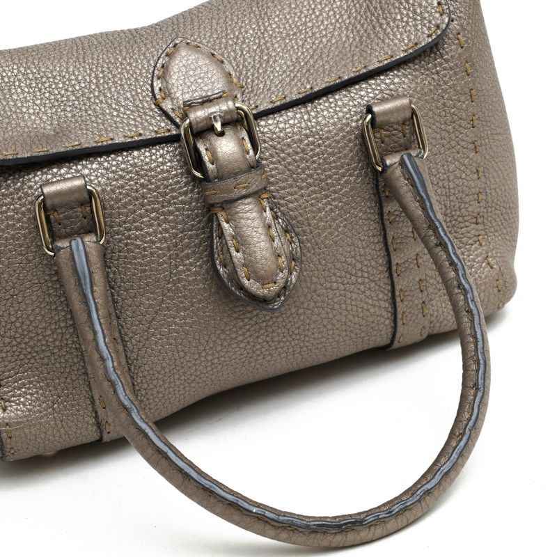 Fendi Bags Handbags Bags Tote Women Leather Genuine Silver Selleria Mini Linda